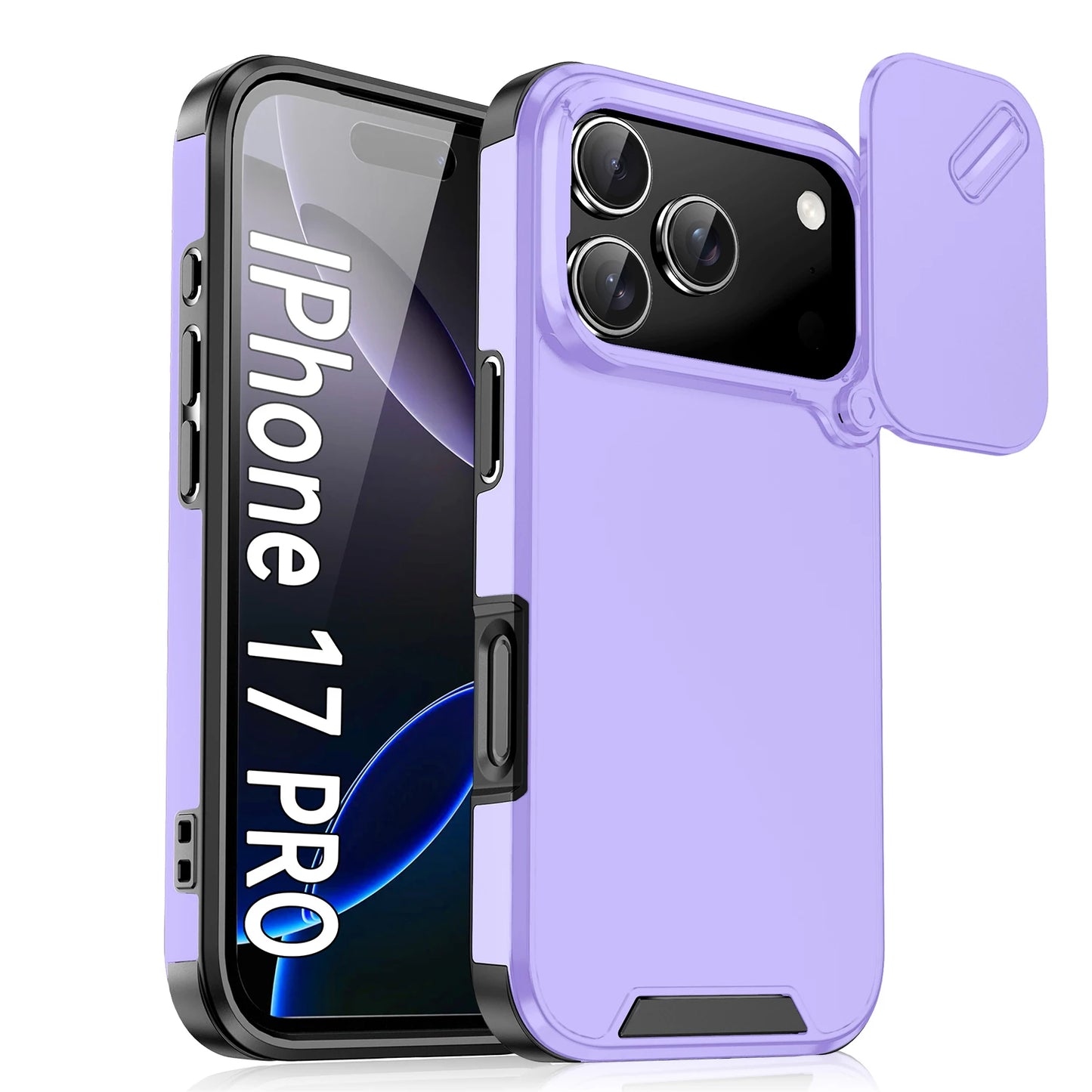Anti-collision Shockproof Case For iPhone 17 Pro Max 17Air 17Pro 16E Cover Slide Camera Protective Cases For iPhone 17 Air Cover