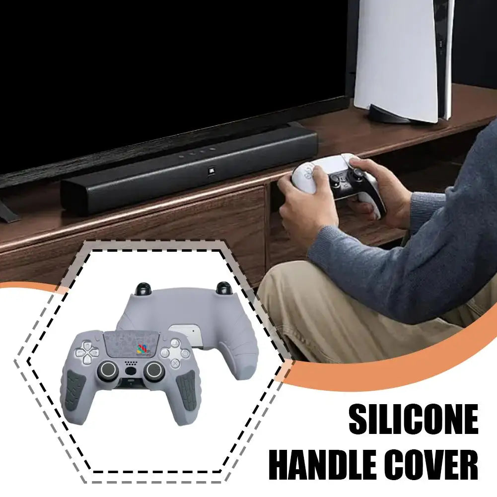 Non-Slip Silicone Soft Protector Cover For PS5 Game Controller Case Thumb Stick Grip Cap Bumper Cover