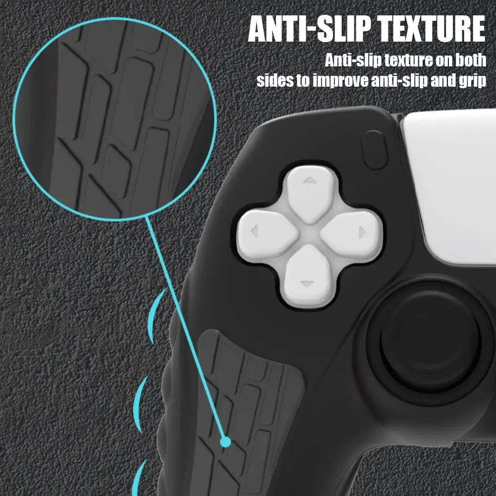 Non-Slip Silicone Soft Protector Cover For PS5 Game Controller Case Thumb Stick Grip Cap Bumper Cover