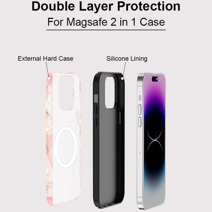 Ins Pink Bow Tie Case for IPHONE 16 ProMax 15 14 13 12 11 PRO 16 Plus  Acrylic TPU Double-layer Magnetic Phone Cases